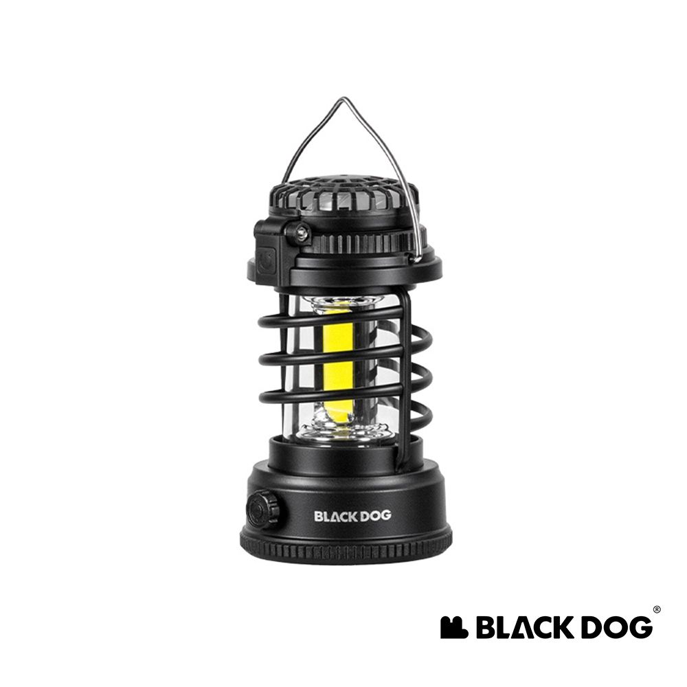 Blackdog 風引戶外二合一風扇露營燈 ZM039