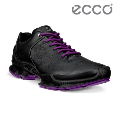 ECCO BIOM C W 自然律動經典皮革健步鞋 女鞋 黑色/深紫色
