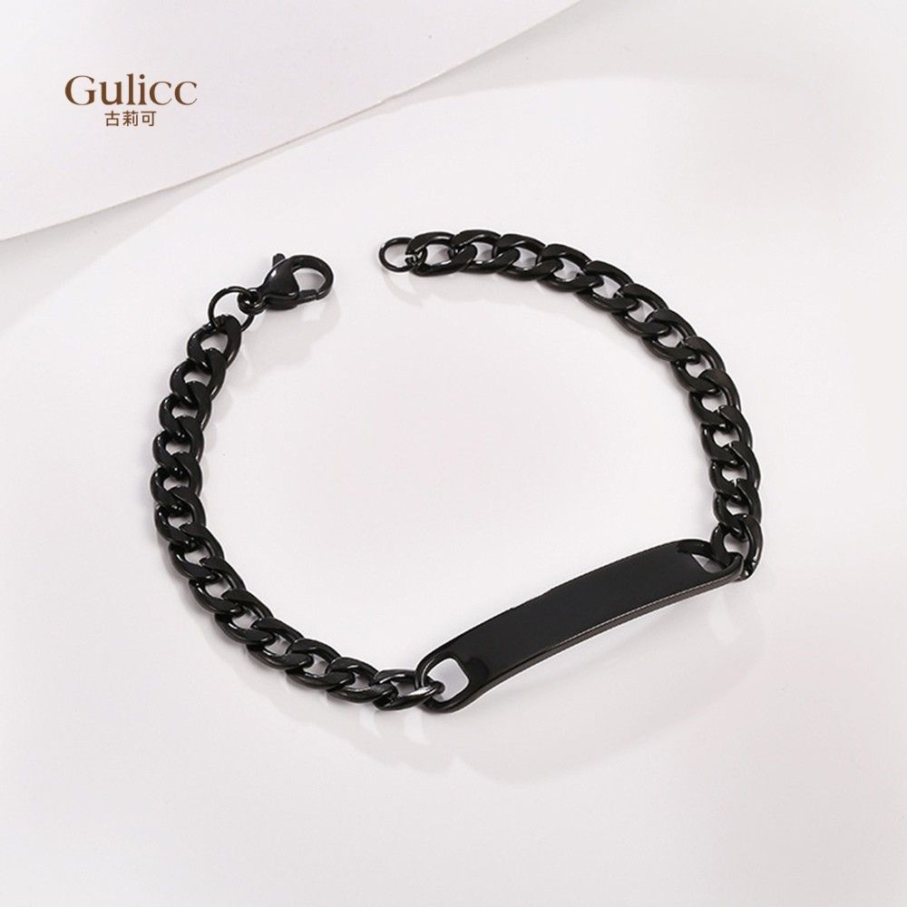 Gulicc 歐美 NK 男士 鈦鋼 灣牌 手鍊(七夕情人節 首飾 飾品 手鍊 手環 韓國 生日禮物 )