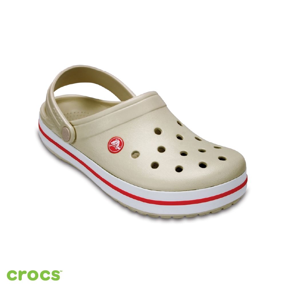Crocs卡駱馳 (中性鞋) 卡駱班克駱格-灰米色 11016-1AS