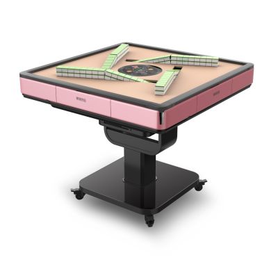 輝葉良品 HYG-W01 天胡一號 電動麻將桌摺疊款(粉色限定)-簡配組