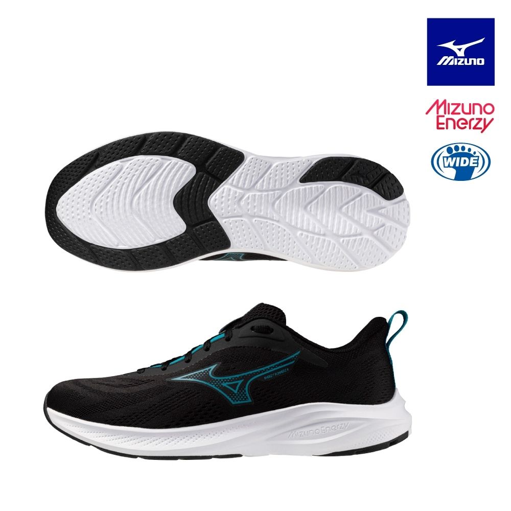 MIZUNO美津濃 ENERZY RUNNERZ 2 WIDE 慢跑鞋-黑_K1GA251201