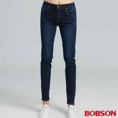 BOBSON 女款低腰【熱感應二貼】保暖窄管褲 ( 8181-53 )