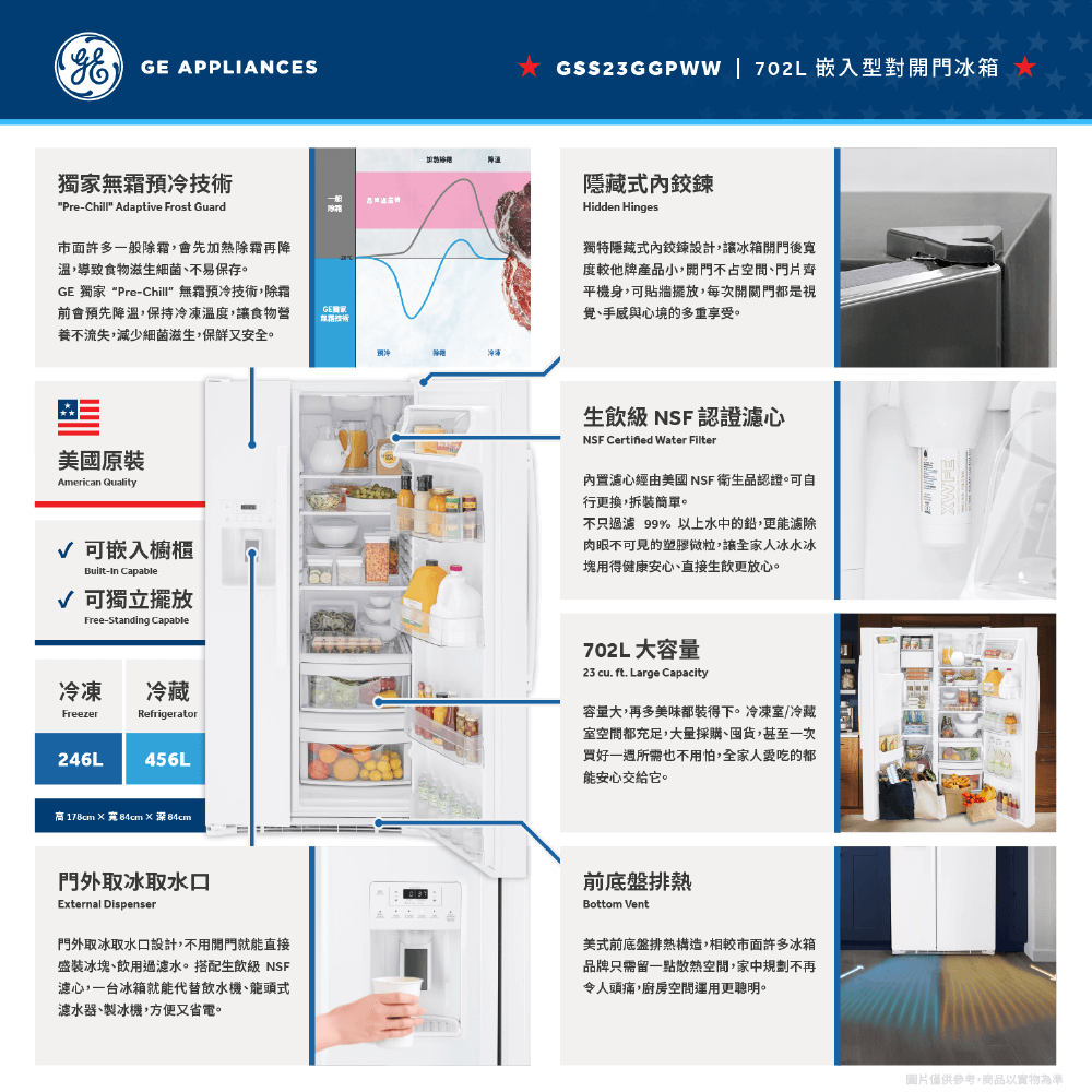 GE奇異 GSS23GGPWW - 詳情2