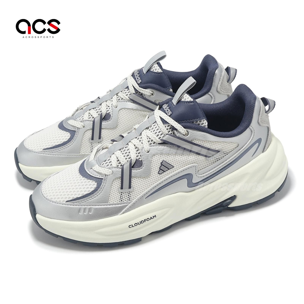 adidas 休閒鞋Ozwave Surge 2 男鞋女鞋白灰緩震反光老爹鞋愛迪達JQ9256