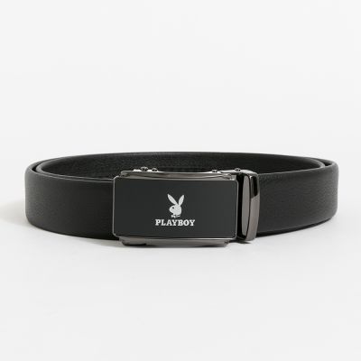 PLAYBOY - 皮帶  自動皮帶系列 - 黑色