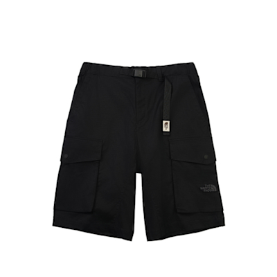 【The North Face 官方旗艦】 北面男款黑色DWR防潑水短褲｜8CM5JK3
