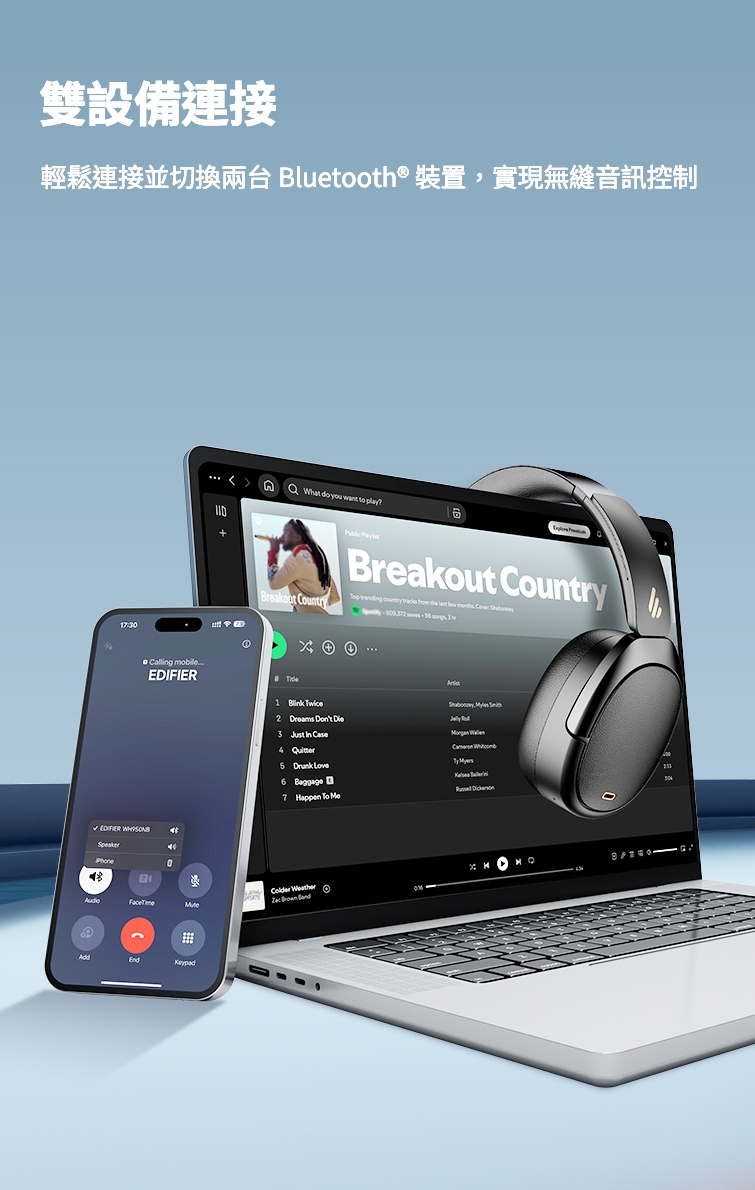 Edifier漫步者 WH950NB - 詳情4