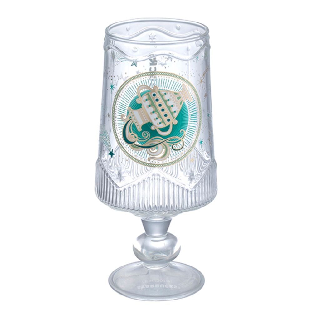 星巴克 水瓶星座玻璃杯