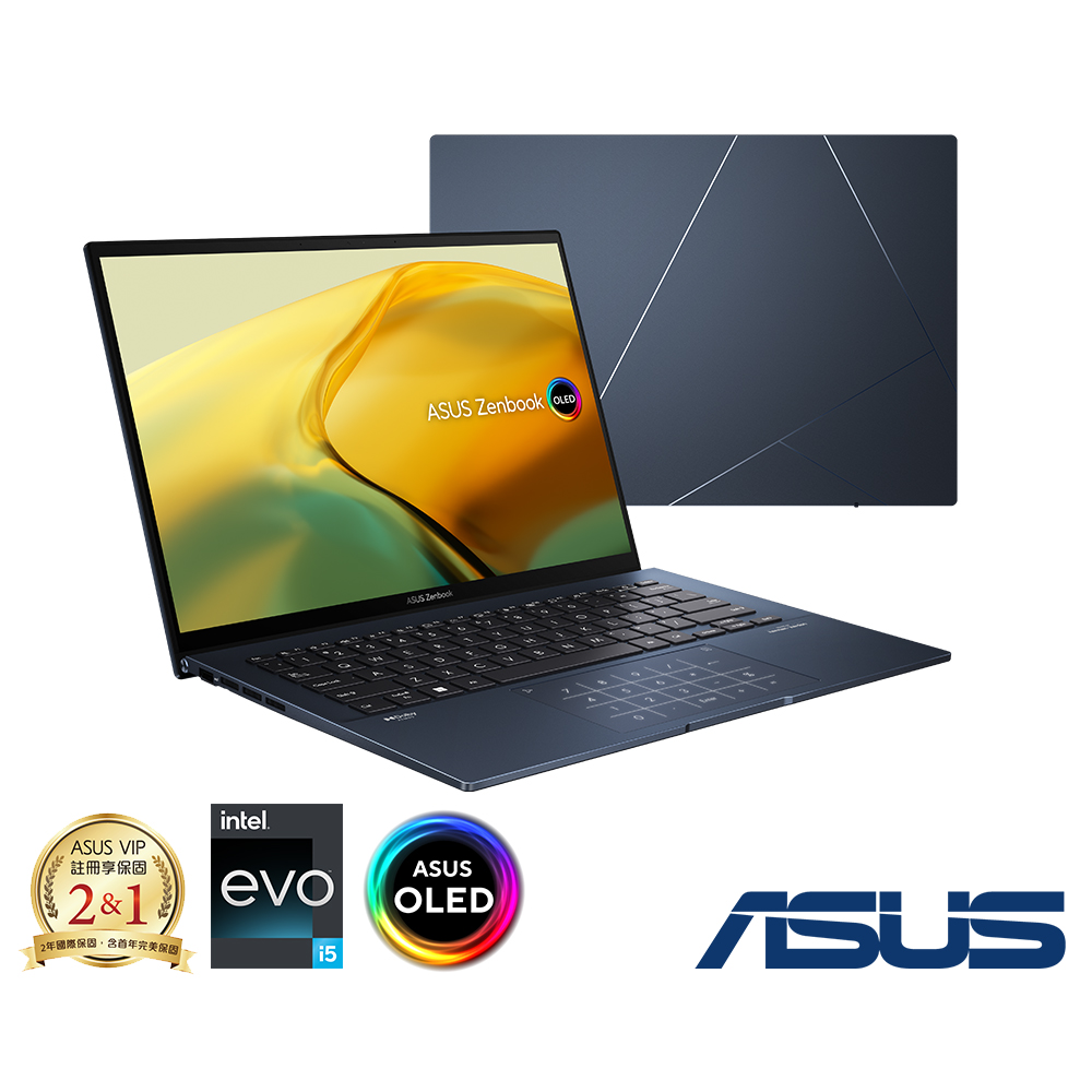 ASUS UX3402VA 14吋2.8K筆電(i5-1340P/16G/512G/EVO/ZenBook 14 OLED