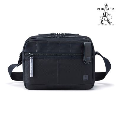 PORTER INTERNATIONAL - 自信經典NEW HEAT雙層斜背包 - 深藍