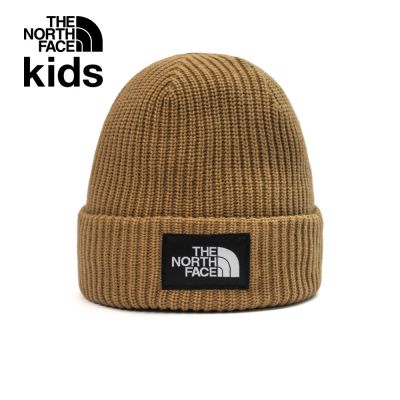【The North Face 官方旗艦】北面兒童棕色工裝風保暖毛帽｜8CGS173