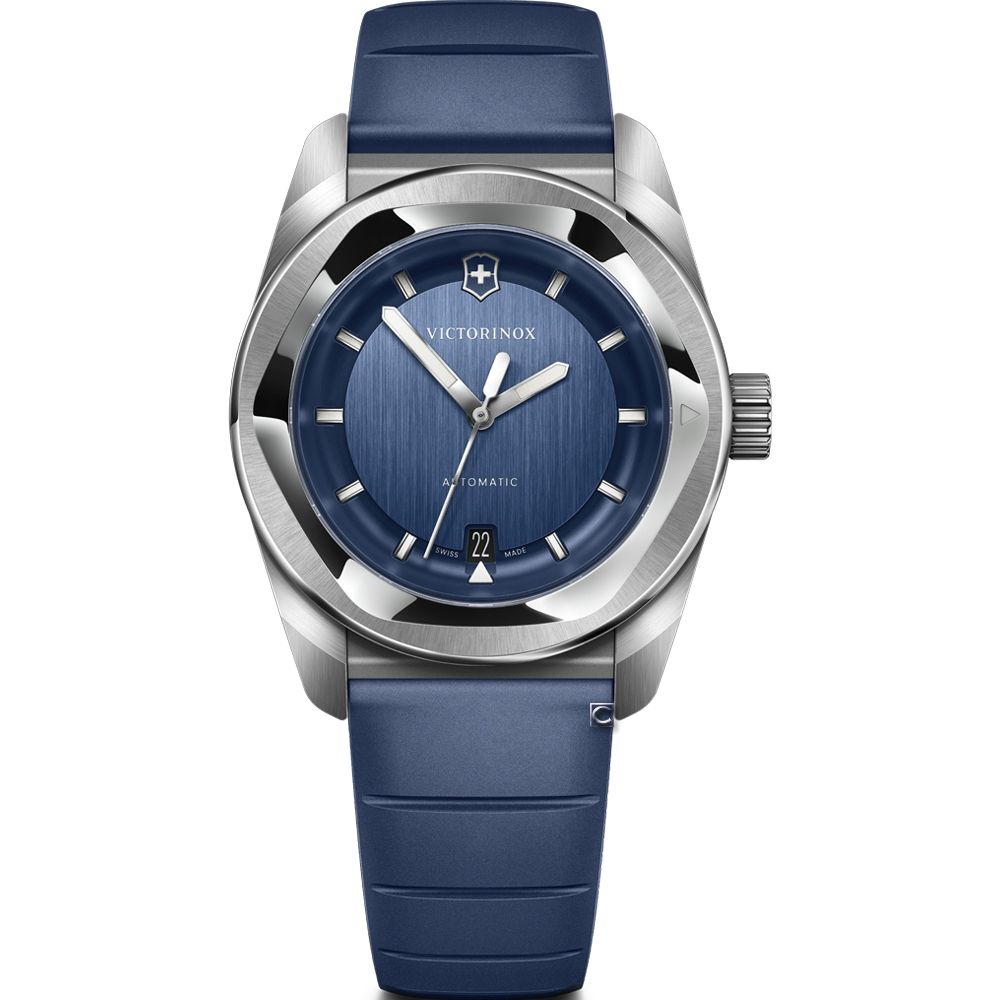VICTORINOX 瑞士維氏 Concept One Automatic 機械腕錶-39mm藍x橡膠帶 VISA-242056
