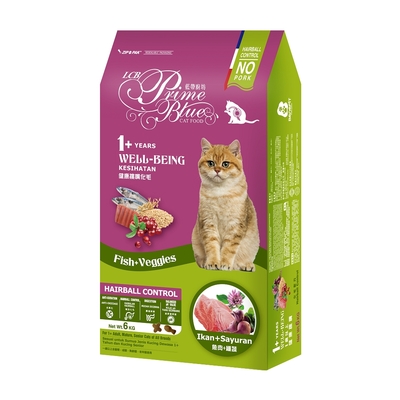 【LCB藍帶廚坊】 任選-2包超值組 加送 1.2kg WELL健康挑嘴貓 6kg