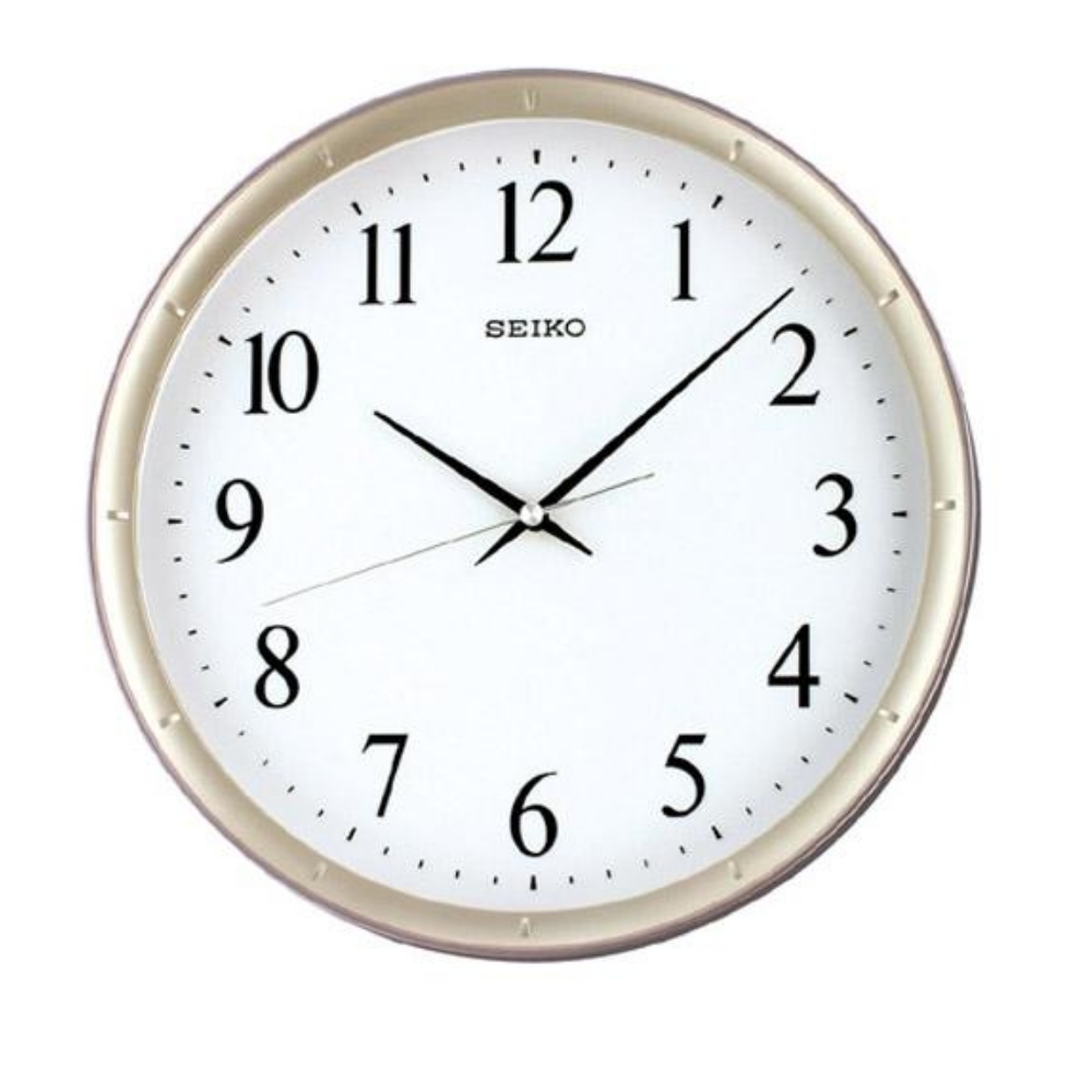 SEIKO 日本精工紫羅蘭邊框滑動式秒針靜音掛鐘(QXA378Z)-紫/31cm