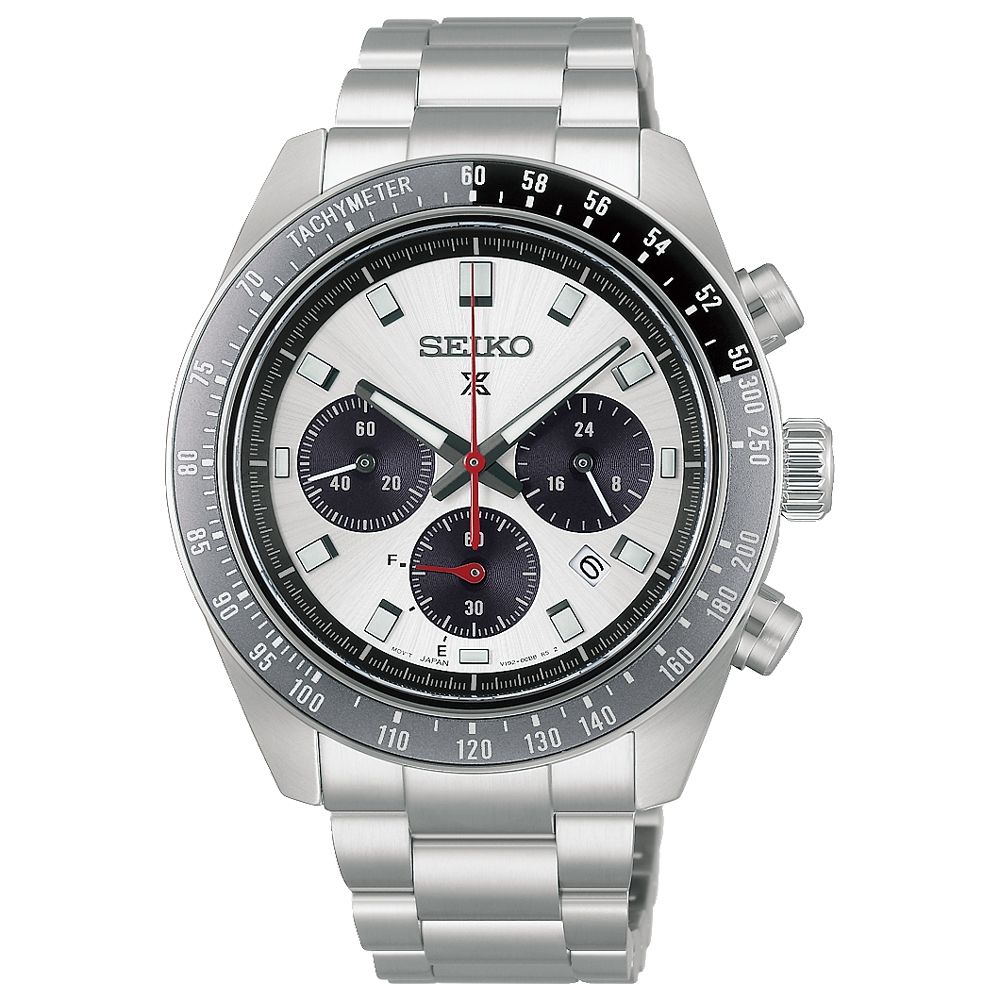 SEIKO 精工 Prospex 熊貓計時太陽能男錶-41.4mm(V192-00B0N/HBJ001P1)