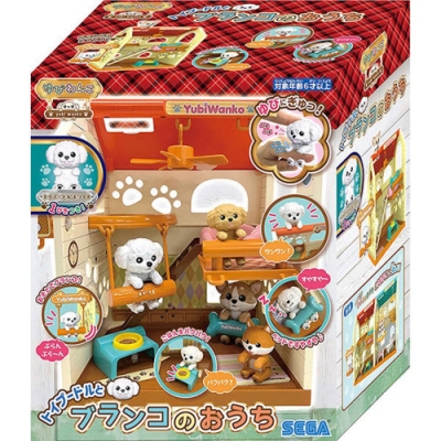 日本SEGA TOYS 拇指狗狗 鞦韆小屋 SG80183 公司貨