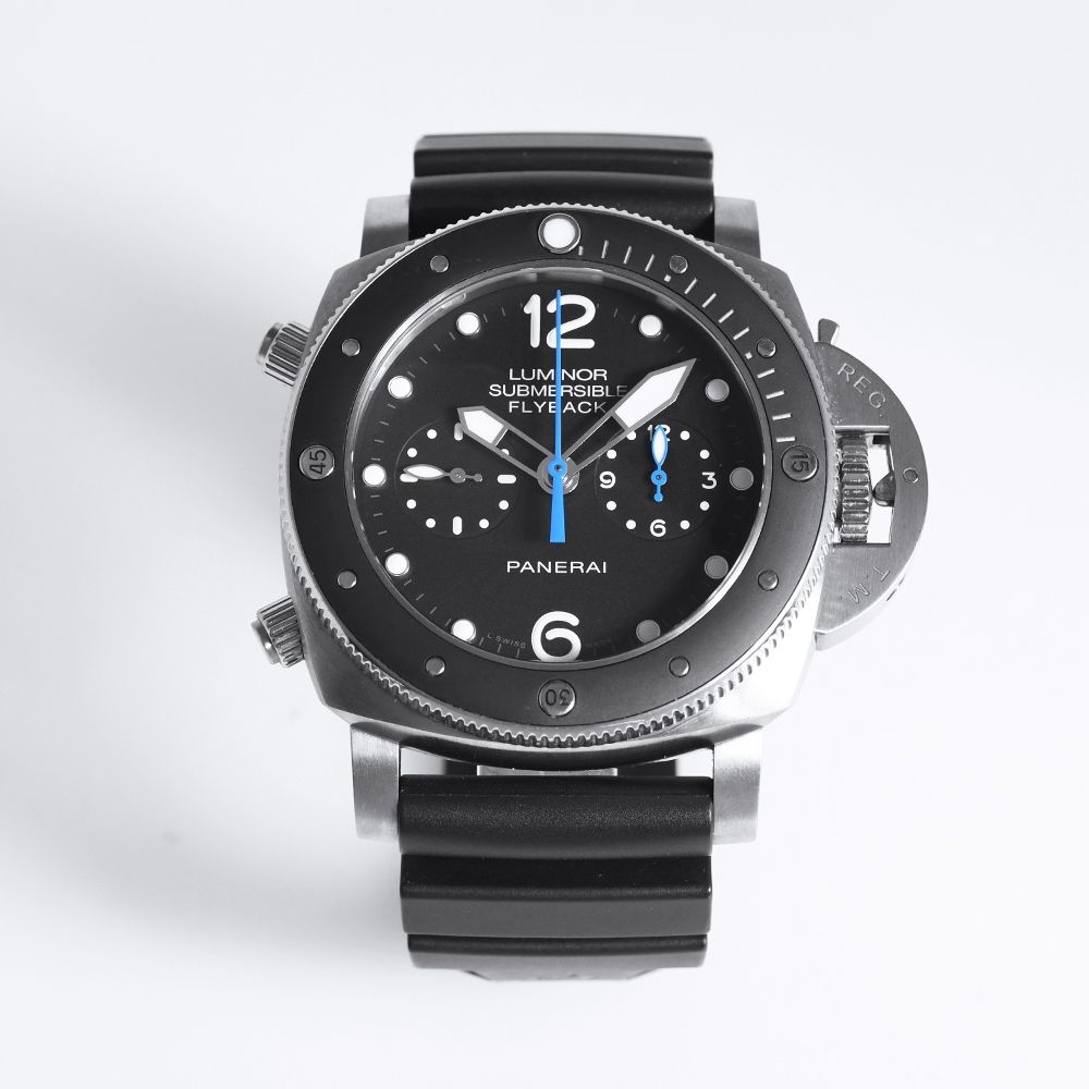 二手品 PANERAI 沛納海 PAM00615 潛水計時 鈦金屬 自動上鍊 47MM (含2015年保卡及原廠盒子)