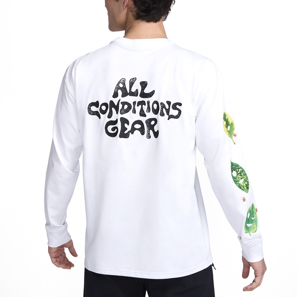 Nike AS M ACG DF TEE LS OC ANTS 男款白色速乾運動休閒長袖HJ0803-121 