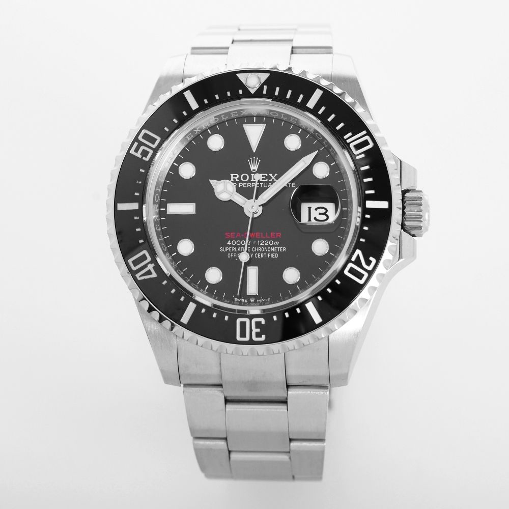 二手品 ROLEX 勞力士 126600 五十周年紅字海使 43MM 自動上鍊 (含2023年保卡及原廠盒子)