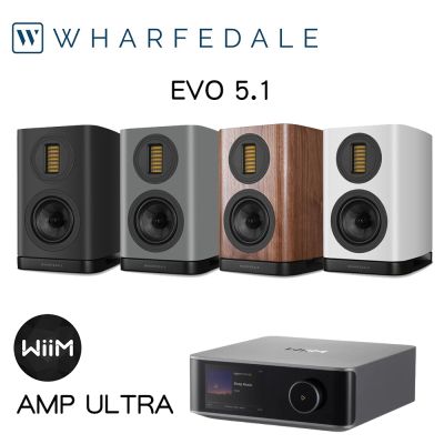 Wharfedale EVO 5.1+WiiM Amp Ultra 兩聲道音響組合