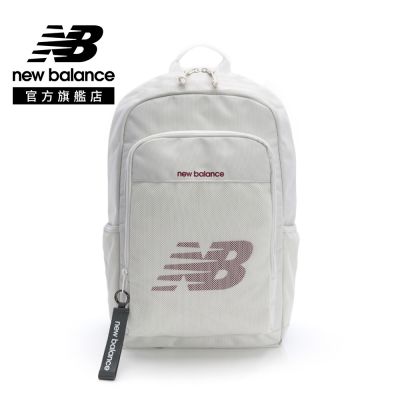 【New Balance】多層收納後背包/筆電包(附吊飾)_中性_米白色_AC0931ZCIC