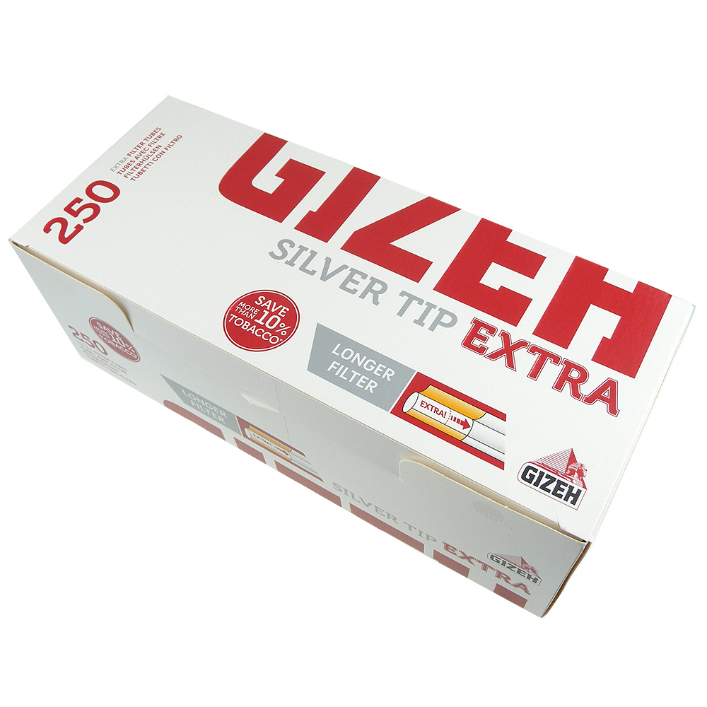GIZEH-Silver Tip Extra-加長濾嘴空煙管-250支裝| 日用雜貨| Yahoo購物中心
