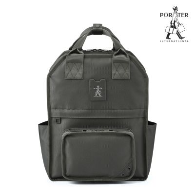 PORTER INTERNATIONAL - 潮酷叛逆PUNK後背包(M)- 灰