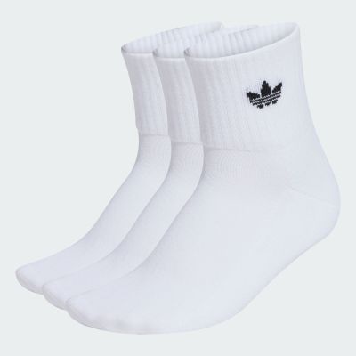 【adidas 愛迪達】 中筒襪 3 雙入 男/女 - Originals KG2226