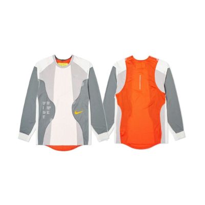 Nike ISPA Dri-FIT Long-Sleeve Top 未來感拼接排汗衫 灰白 CK4988-021