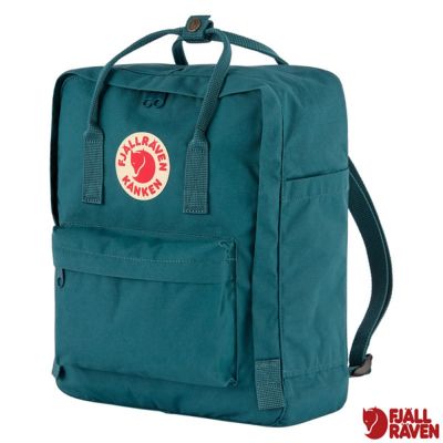 【Fjallraven 北極狐】Kånken 多功能輕量防潑水日用背包16L.通勤書包/ 23510-669 鴨綠