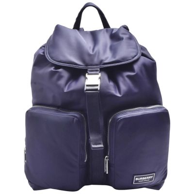 BURBERRY 經典Rucksack系列尼龍軍旅後背包(海軍藍)