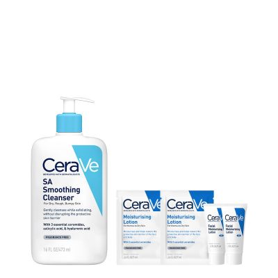 CeraVe適樂膚 水楊酸煥膚淨嫩潔膚露 473ml 特談限定組 官方旗艦店 溫和清潔 (贈品最低效期2026/11)