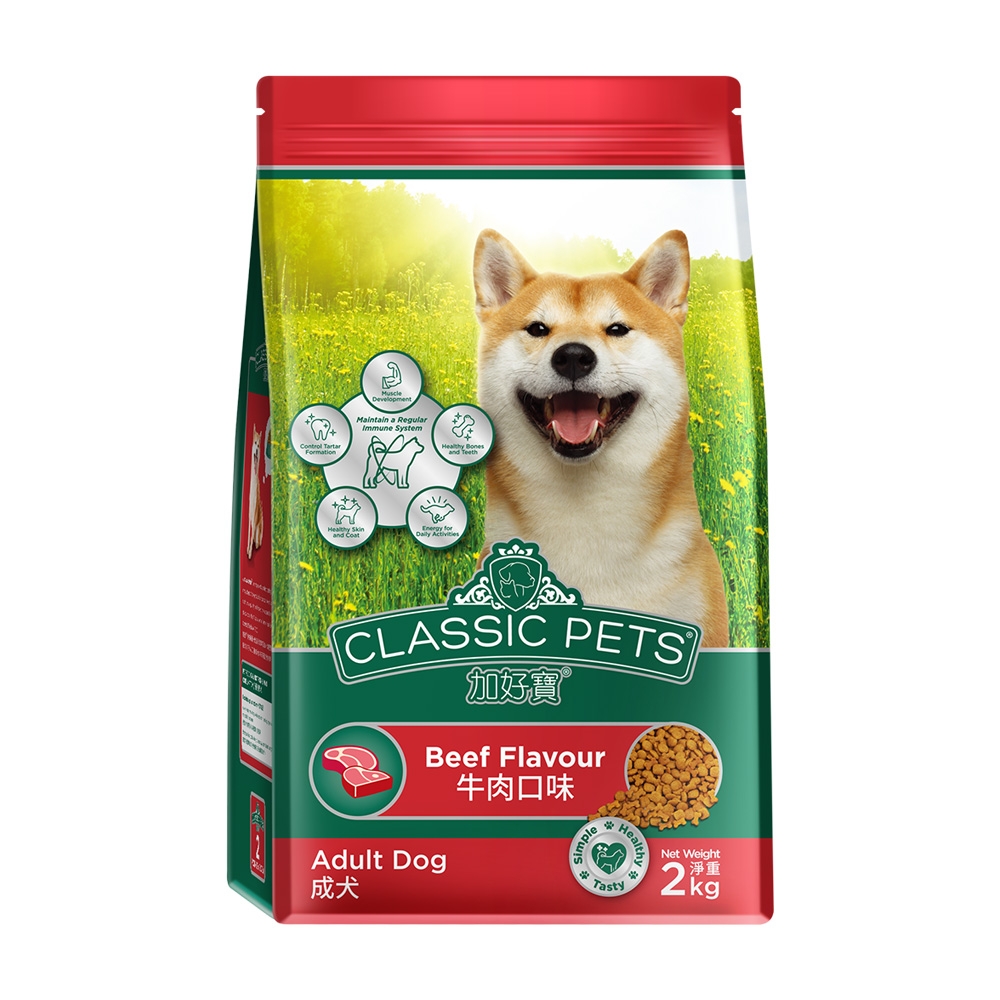 Classic Pets 加好寶乾狗糧 - 牛肉口味 2KG