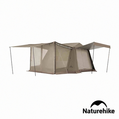 Naturehike Village6.0鈦黑膠一室兩廳屋脊自動帳篷3-4人 旗艦款 ZP021