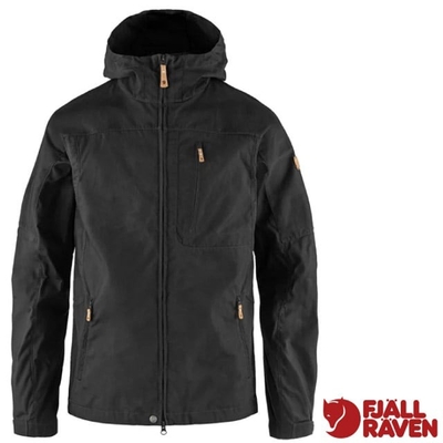 Fjallraven 北極狐 男 Sten G-1000 輕量防風保暖連帽外套.夾克 81679-550 黑