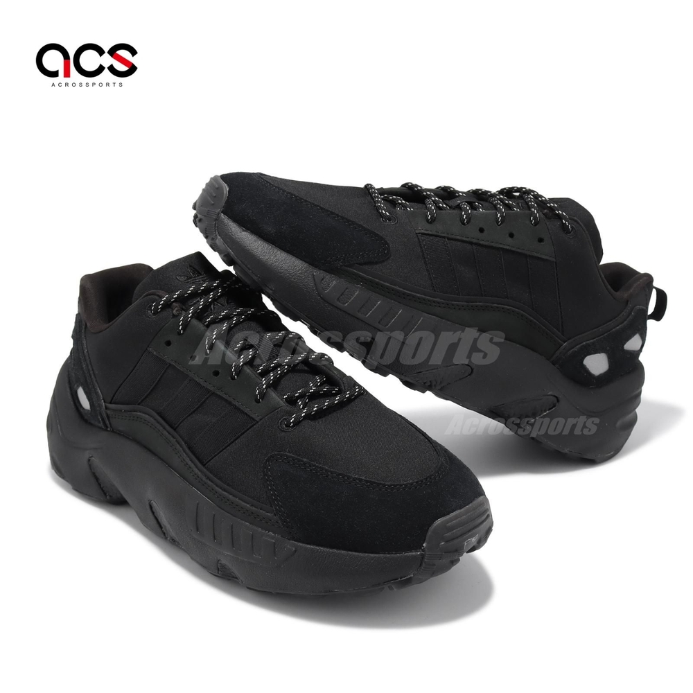 adidas 休閒鞋ZX 22 Boost 男鞋黑緩震麂皮透氣復古愛迪達HQ8678