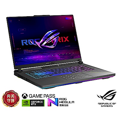 ASUS華碩 ASUS G614PM 16吋2.5K電競筆電 (Ryzen 9 8940HX/RTX 5060 8GB/16GB/1TB SSD/幻潮黑/ROG Strix G16)