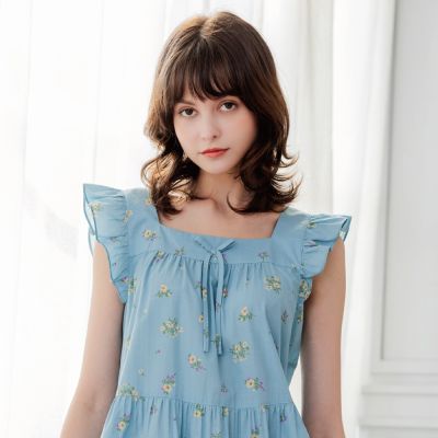 Rosemaid 羅絲美 - 甜甜花園100%純棉無袖洋裝睡衣【R6121】