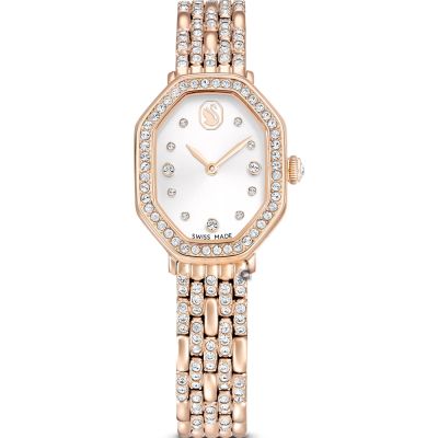 SWAROVSKI 施華洛世奇 Dextera Octagon 永恆優雅璀璨腕錶-32x23mm 5715517