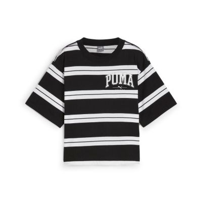 【PUMA官方旗艦】基本系列Squad條紋短袖T恤 女性 68153801