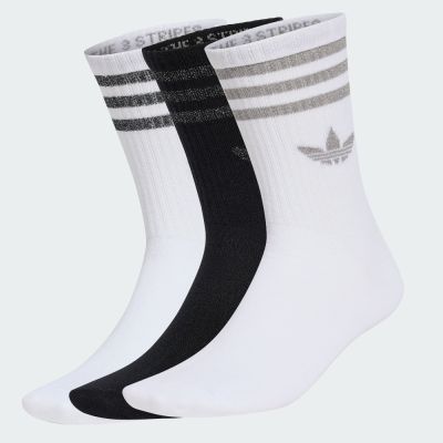 【adidas 愛迪達】 中筒襪 3 雙入 男/女 - Originals KR4218