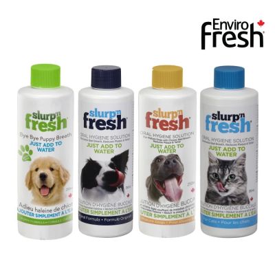 Earth Rated莎賓-Enviro fresh貓用潔牙水(全齡貓用) 8.5fl oz/250ml (P066104-1)-3入組