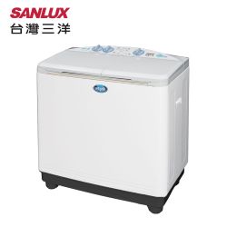【SANLUX 台灣三洋】 10/6.5KG雙槽洗衣機(SW-1068U)