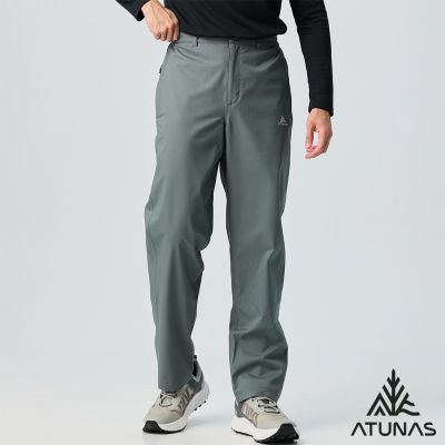 【ATUNAS 歐都納】男款防水保暖長褲A8PA2533M深灰/刷毛保暖/防水褲/登山褲/網路限定