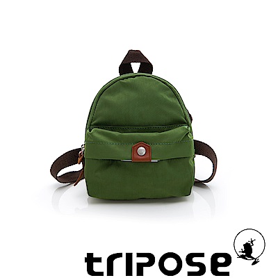 tripose MEMENTO系列尼龍輕量防潑水寵物背包-草綠