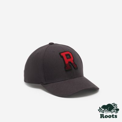 Roots 配件- ROOTS PLAID 棒球帽-碳黑色