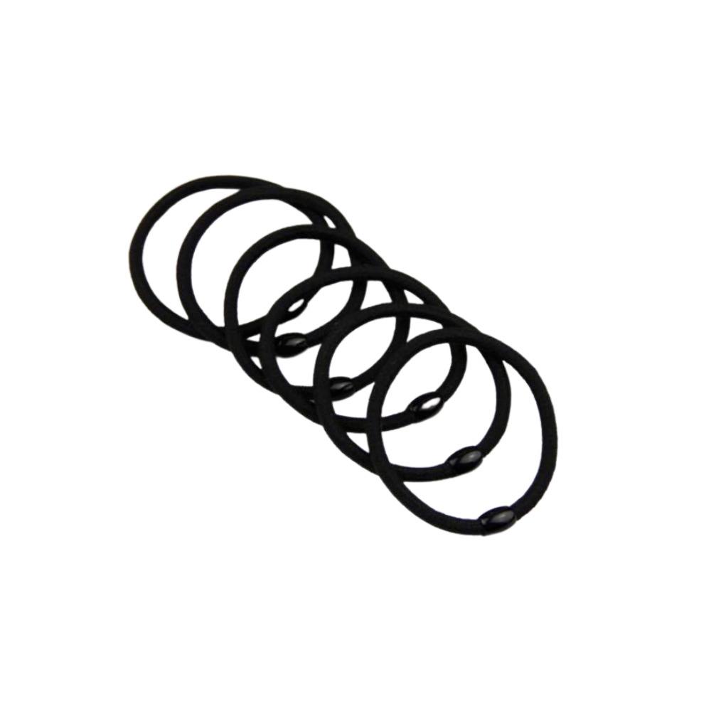 韓系黑色極簡髮圈綁頭髮基本款百搭布質橡皮筋髮飾超值30入Kiret | 髮飾| Yahoo購物中心