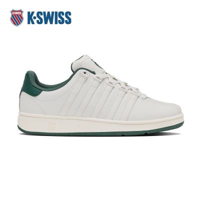 K-SWISS 經典運動鞋 CLASSIC VN 休閒 男鞋 米白綠色 07321-116-M