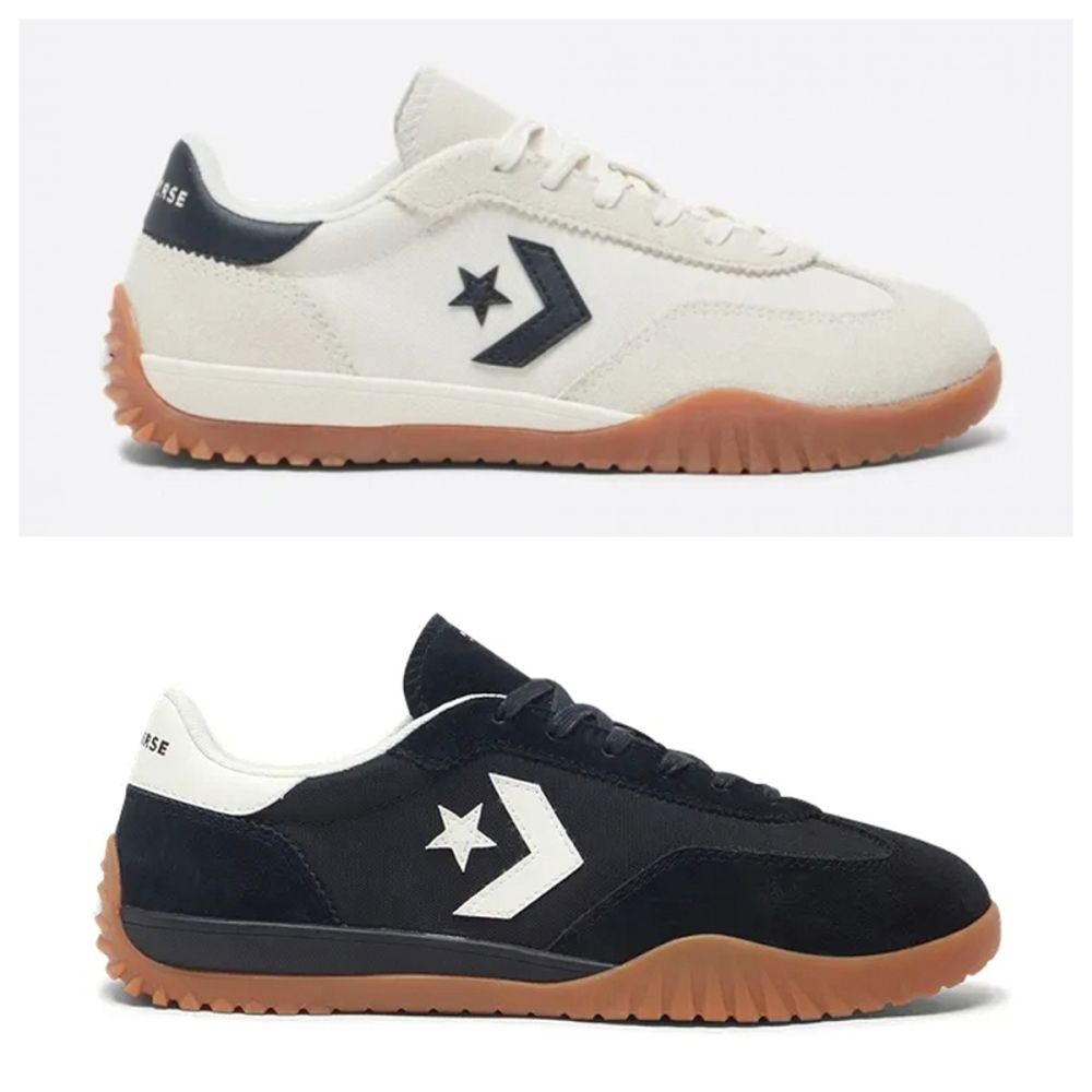 CONVERSE RUN STAR TRAINER OX 休閒鞋 女鞋 流星復古鞋 膠底 情侶鞋 (A款-A08262C奶茶白)